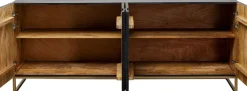 Sideboard Madeira - Mörkt Trä, 177x75cm - KARE Design