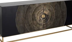 Sideboard Madeira - Mörkt Trä, 177x75cm - KARE Design