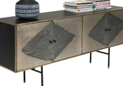Sideboard Mancha - Lågt Skåp med 4 Dörrar, 77x183cm - KARE Design