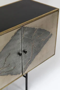 Sideboard Mancha - Lågt Skåp med 4 Dörrar, 77x183cm - KARE Design