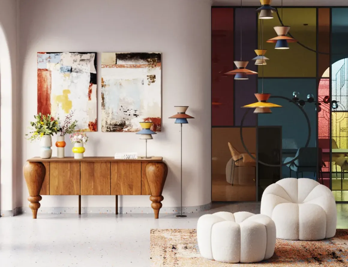 Sideboard Muse - I Mango Trä, 200x88cm - KARE Design
