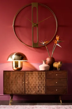 Sideboard Muskat - Trä i Orientalisk Stil 2 Dörrar/3 Lådor, 75x144,5cm - KARE Design