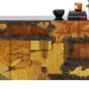 Sideboard Oxy - Skänk i Ärgad Finish, 80x150cm - KARE Design