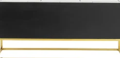 Sideboard Queen - Spegelglas/Guld, 77x162cm - KARE Design