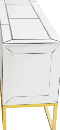 Sideboard Queen - Spegelglas/Guld, 77x162cm - KARE Design