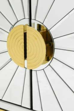 Sideboard Queen - Spegelglas/Guld, 77x162cm - KARE Design
