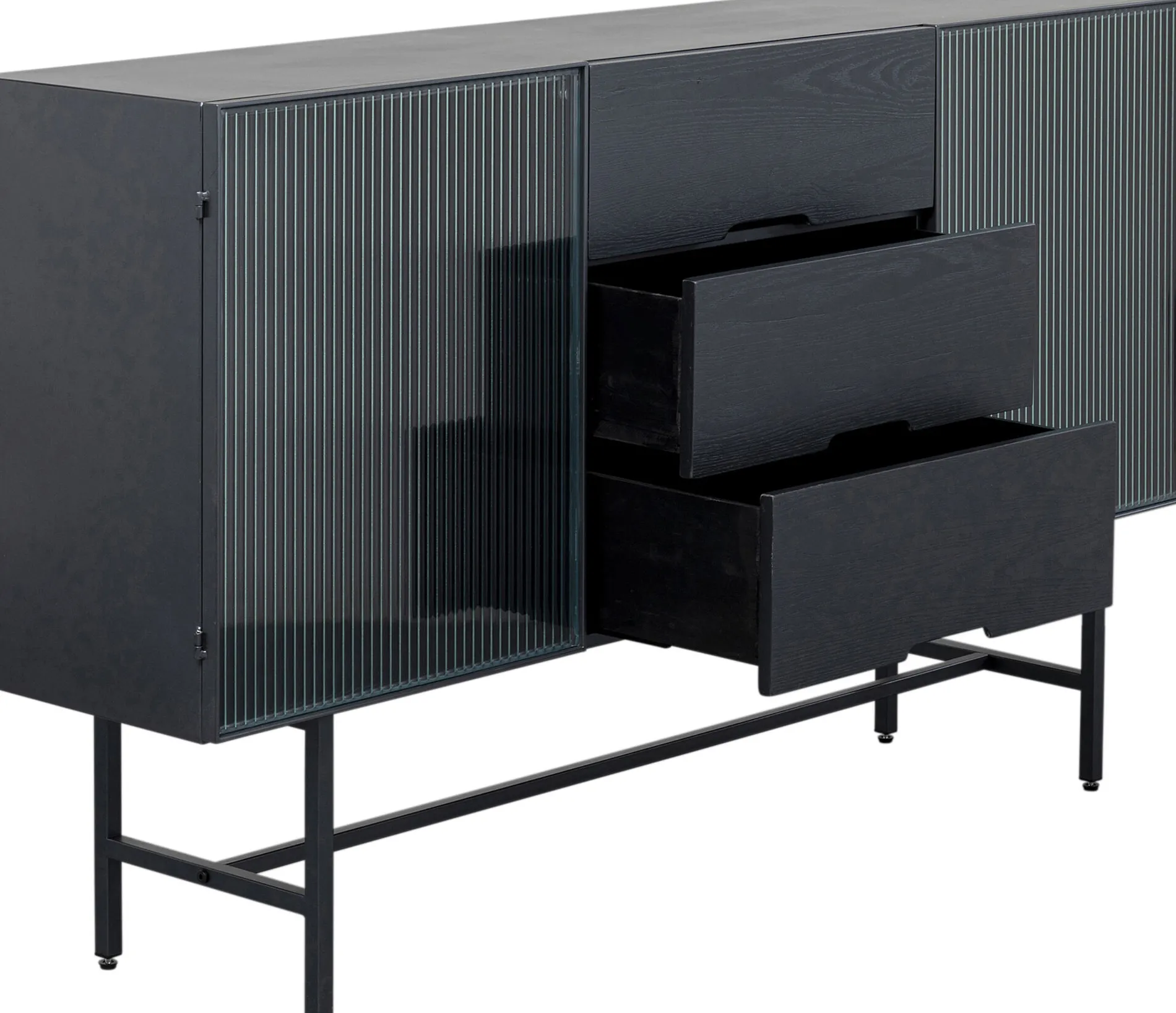 Sideboard San Diego - 3 lådor/2 dörrar, 150x90cm - KARE Design