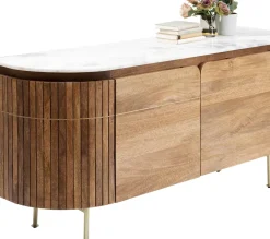 Sideboard - Skänk Grace - Trä/Marmor/Guld - KARE Design