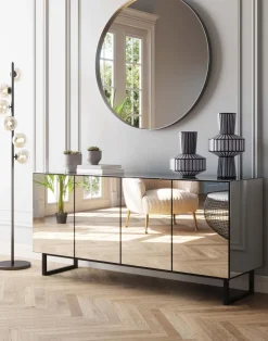 Sideboard Soran - Svart, 160x45cm - KARE Design