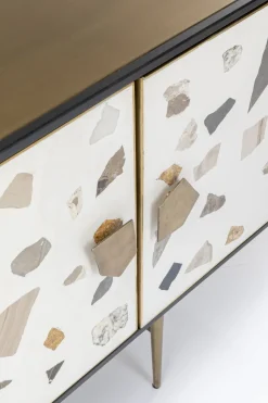 Sideboard Terrazzo - Lågt Skåp med 4 Dörrar - KARE Design