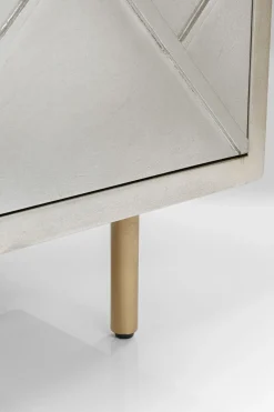 Sideboard Venice Triangle - Silver 4 Dörrar, 64x180cm - KARE Design
