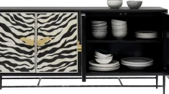 Sideboard Zebra - 4 Dörrar, 160x80cm - KARE Design