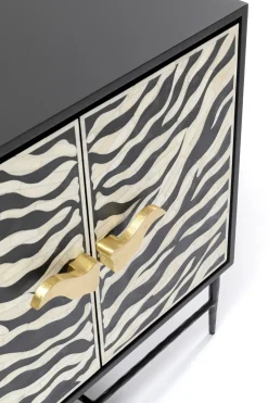 Sideboard Zebra - 4 Dörrar, 160x80cm - KARE Design