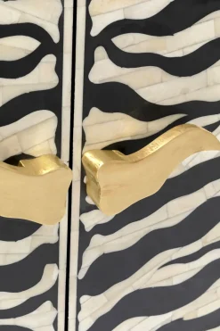Sideboard Zebra - 4 Dörrar, 160x80cm - KARE Design