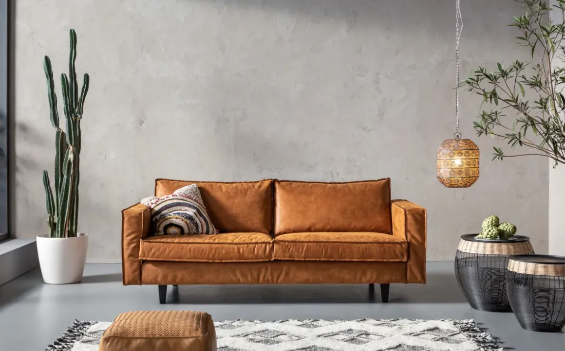 Sidobord African Drum - Set med 2 bord i Svart/Rotting - KARE Design