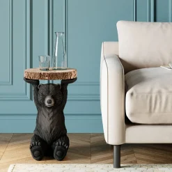 Sidobord Animal Bear - Björn Ø33cm - KARE Design