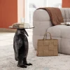 Sidobord Animal Ms Penguin - Litet bord Ø32cm - KARE Design