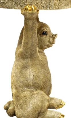 Sidobord Animal Pig - Gris Ø34cm - KARE Design