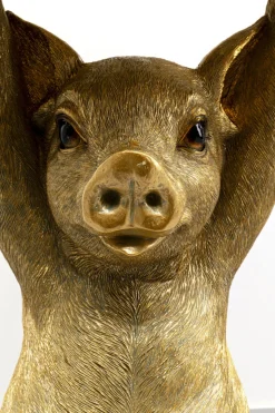 Sidobord Animal Pig - Gris Ø34cm - KARE Design
