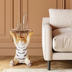 Sidobord Animal Tiger Ø35cm - KARE Design