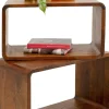 Sidobord Authentico Cube - Set med 2 Bord i Massivt Trä, 80x48cm - KARE Design