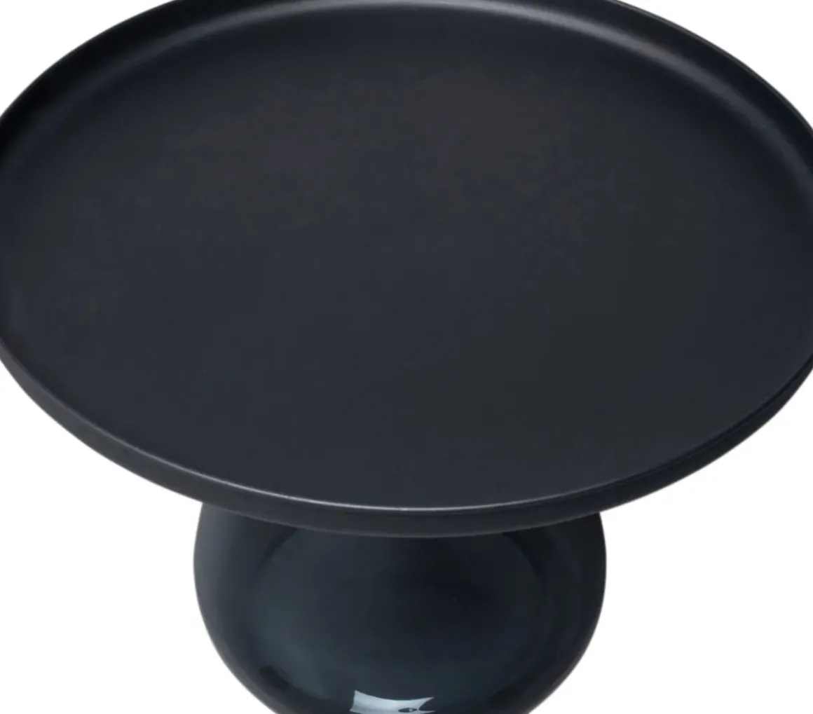 Sidobord Bottiglia smoke - Mörkgrå, Ø60cm - KARE Design