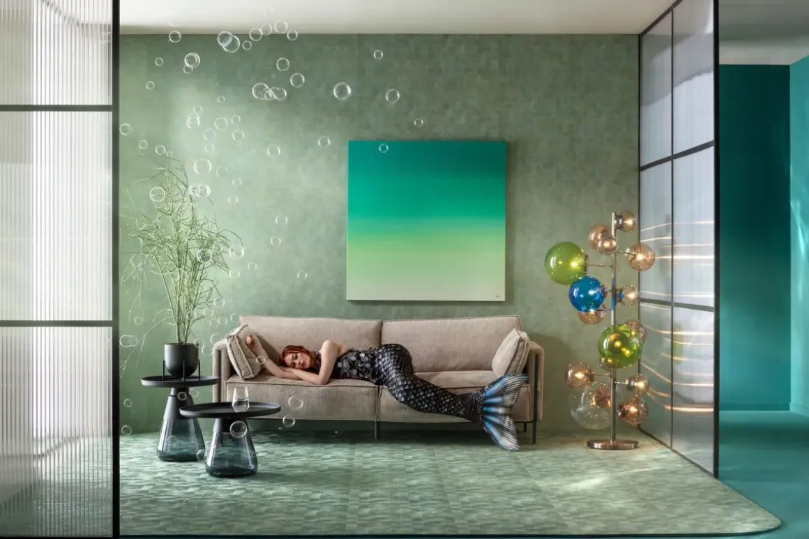 Sidobord Bottiglia smoke - Mörkgrå, Ø60cm - KARE Design