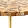 Sidobord Domero Geo - Brun Ø40cm - KARE Design