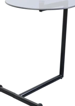 Sidobord Easy Living - Svart Ø46cm - KARE Design
