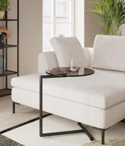 Sidobord Easy Living - Svart Ø46cm - KARE Design