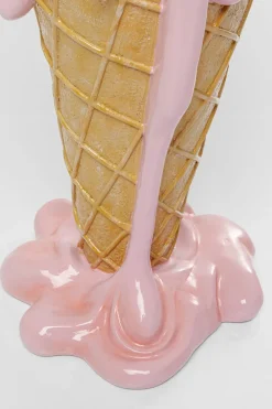 Sidobord Icecream - Glass, Ø48cm - KARE Design