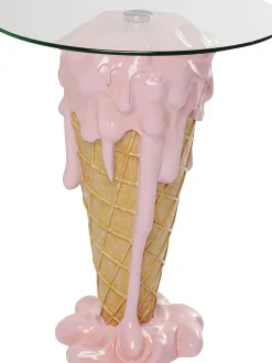 Sidobord Icecream - Glass Ø60cm - KARE Design