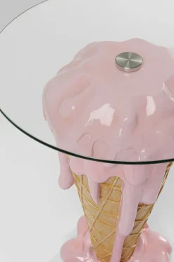 Sidobord Icecream - Glass Ø60cm - KARE Design