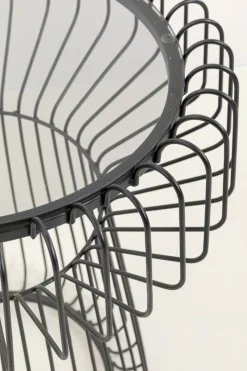 Sidobord Lisboa Svart Ø38cm - KARE Design