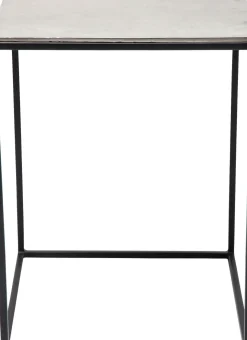 Sidobord Loft Square Vintage - Set med 3 bord i Svart/Rustik Metall - KARE Design