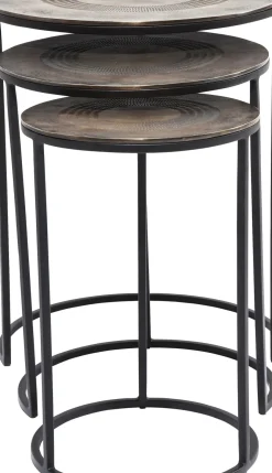 Sidobord Marrakesh (3/Set) Ø48cm - KARE Design