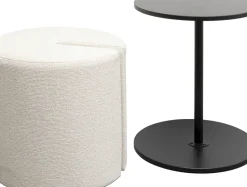 Sidobord med Sittpuff Together (2-delar) - KARE Design