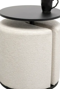 Sidobord med Sittpuff Together (2-delar) - KARE Design