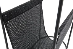 Sidobord Mesh - med Magasinhållare, Svart Stål - KARE Design