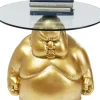 Sidobord Monk - Guld, Ø54cm - KARE Design