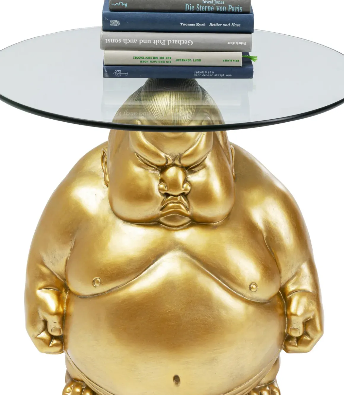 Sidobord Monk - Guld, Ø54cm - KARE Design