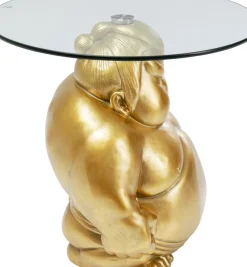 Sidobord Monk - Guld, Ø54cm - KARE Design