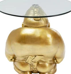 Sidobord Monk - Guld, Ø54cm - KARE Design