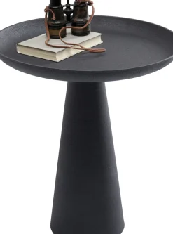 Sidobord Plateu Rund - Svart, Ø45cm - KARE Design