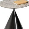 Sidobord Rita - Svart, Ø50cm - KARE Design