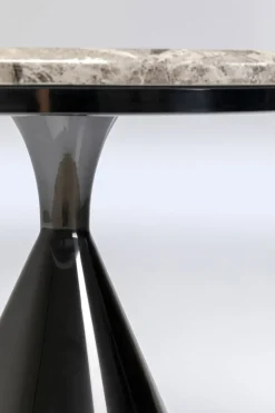 Sidobord Rita - Svart, Ø50cm - KARE Design