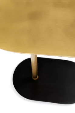 Sidobord Slide - Mässing/Svart, 50x30cm - KARE Design