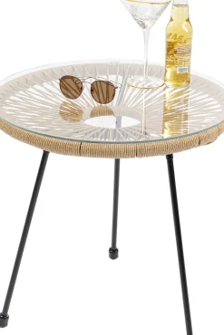 Sidobord Trädgård Acapulco - Natur Ø50cm - KARE Design