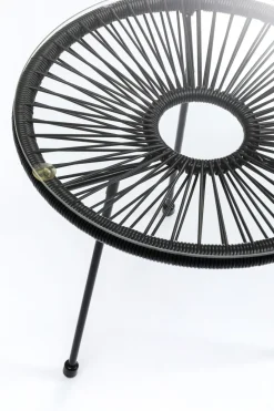 Sidobord Trädgård Acapulco - Svart Ø50cm - KARE Design