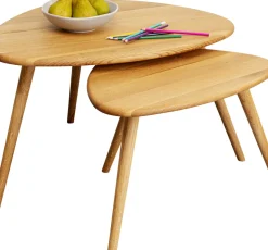 Sidobord Vigo - Set med 2 Bord i Ek - KARE Design